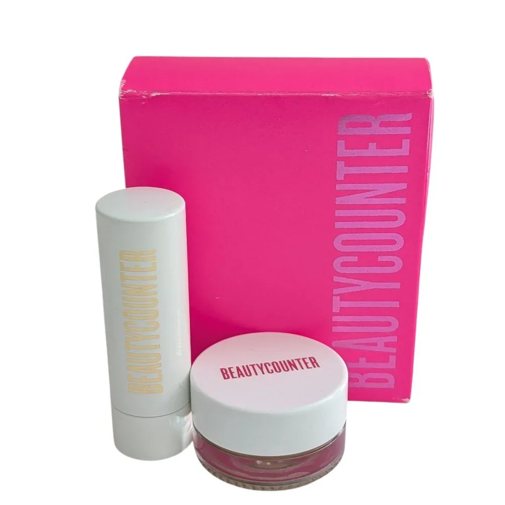 Beautycounter Polish & Protect Lip Duo New with Box